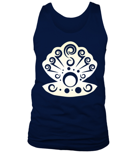 Maori Oyster Pearl Polynesian Tribal Tattoo Gift Men's Tank Top