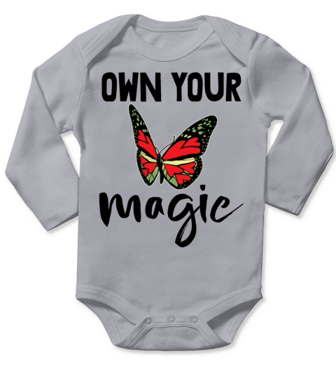 Own Your Magic Long Sleeve Baby One-Piece