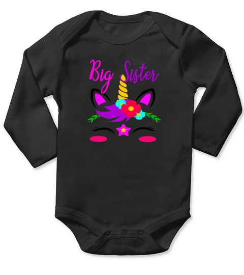 big sister Long Sleeve Baby One-Piece