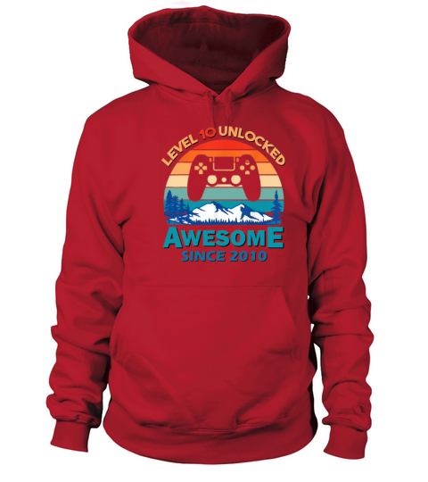Birthday 10 Years Old Awesome Since 2010 T Shirt Women's Hoodie