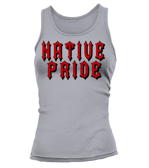 Native Pride Red Black Old English Women's Tank Top