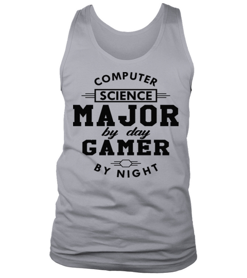 Computer Science By Day Gamer by night Men's Tank Top