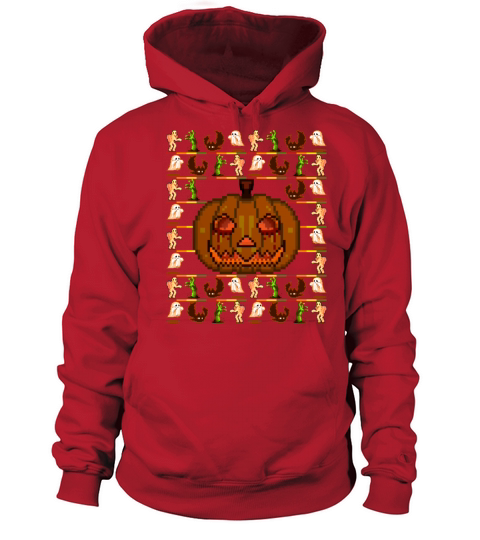 Ugly Halloween Style Pumpkin Halloween Men's Hoodie