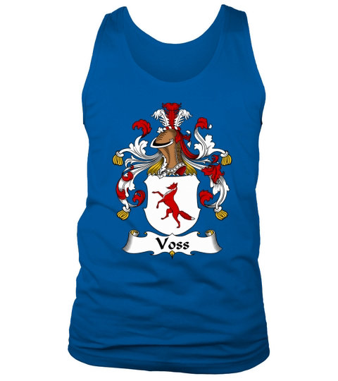 Voss Family Crest German Family Crests Tank Top Unisex