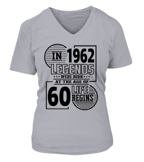 Funny sayings 60 years legend 60th birthday Women's V-Neck T-shirt