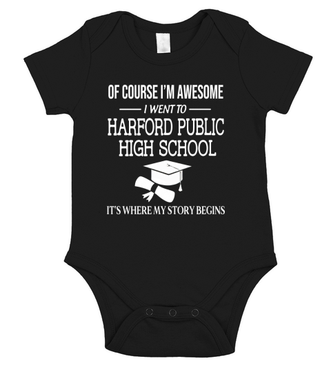 Hartford Public High School Short Sleeve Baby One-Piece