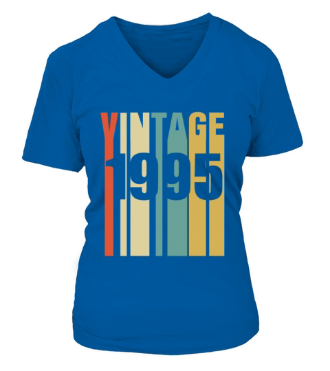 Vintage 1995 Retro Women's V-Neck T-shirt