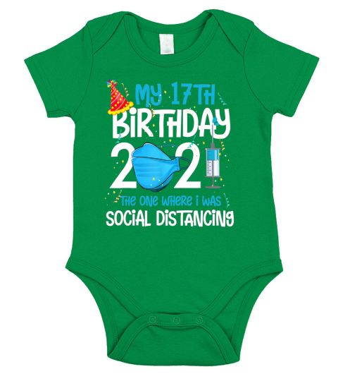 My 17th Birthday 2021 Funny 17 Years Old Gifts Short Sleeve Baby One-Piece