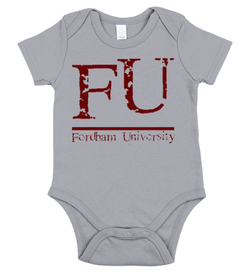 FU - Fordham University Short Sleeve Baby One-Piece
