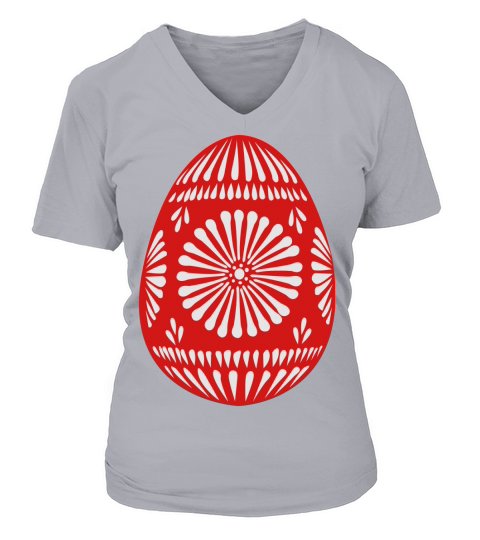 Easter Egg V-neck T-Shirt Woman