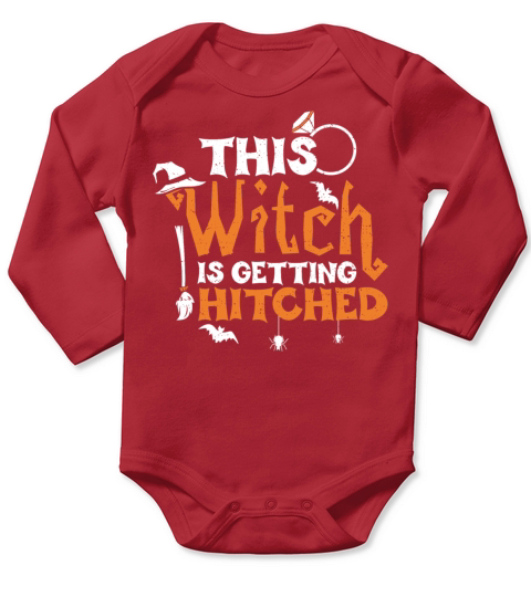 This Witch Is Getting Hitched - Witch Long Sleeve Baby One-Piece