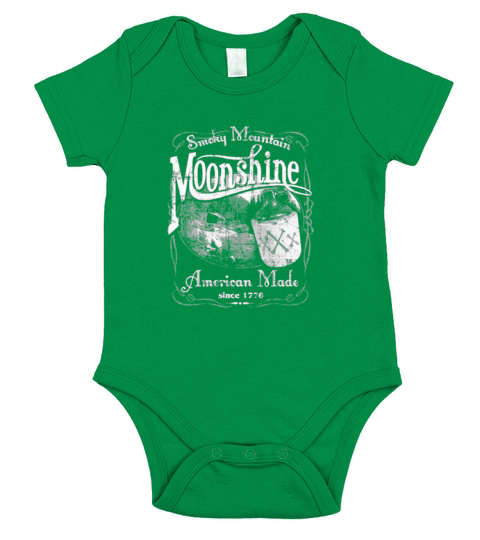 Smoky Mountain Moonshine Tennessee Whiskey Short Sleeve Baby One-Piece