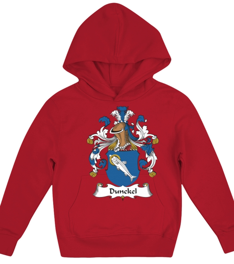 Dunckel Family Crest German Family Crests Kids Hoodie