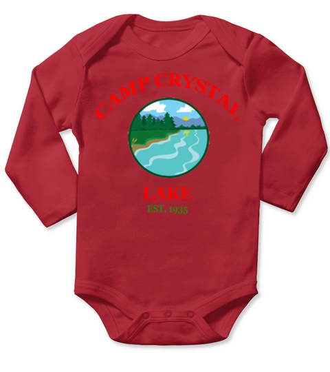 Camp Crystal Lake Long Sleeve Baby One-Piece