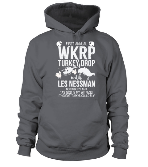 First Annual Wkrp Thanksgiving Day Turkey Drop Men's Hoodie