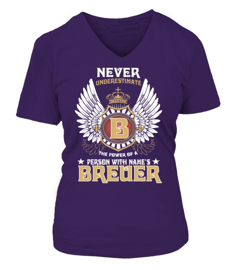 BREUER NAME,BREUER BIRTHDAY,BREUER HOODIE,BREUER TSHIRT FOR YOU V-neck T-Shirt Woman
