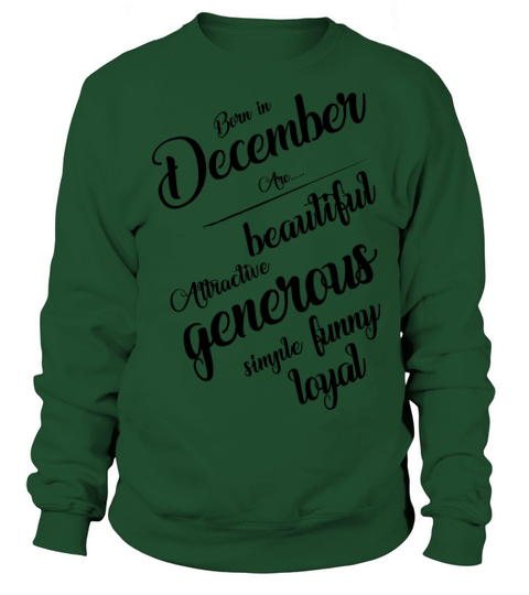 born in december Women's Sweatshirt