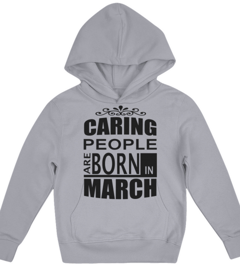 born in march Kids Hoodie