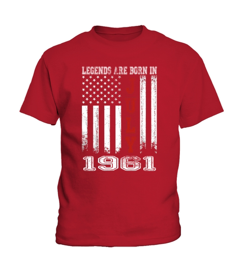 1961 JULY age born of legend Kids T-Shirt