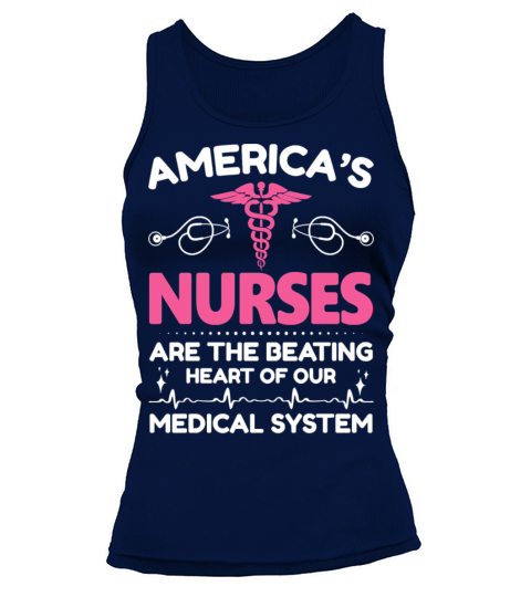 Nurse Americas Nurses Are the Beating Heart 52 Nur Tank top Woman