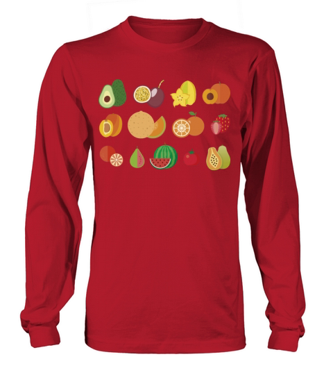 All Kinds Of Florida Fruits Women's Long Sleeve