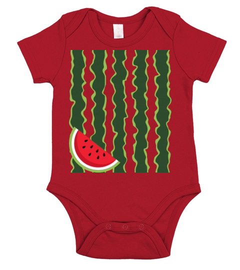 Halloween Costume Watermelon funny fruit Short Sleeve Baby One-Piece