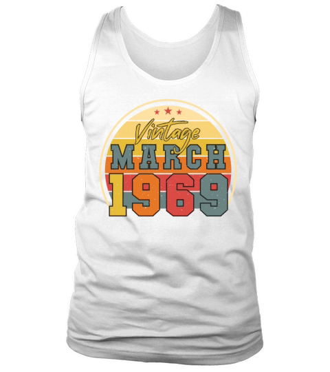 March 1969 Retro Tank Top Unisex