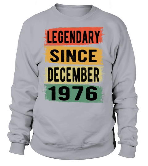 Birthday Retro Legendary December 1976 Women's Sweatshirt