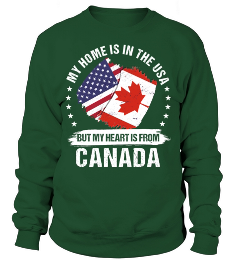 American Patriot Canada Flag Canadian Roots Women's Sweatshirt