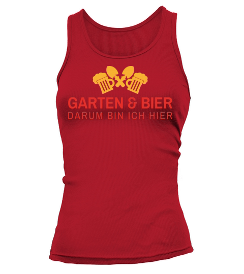 Garden beer gardener gardening gift Women's Tank Top