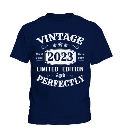 Vintage 2023 Limited Edition Aged Perfectly Kids T-Shirt