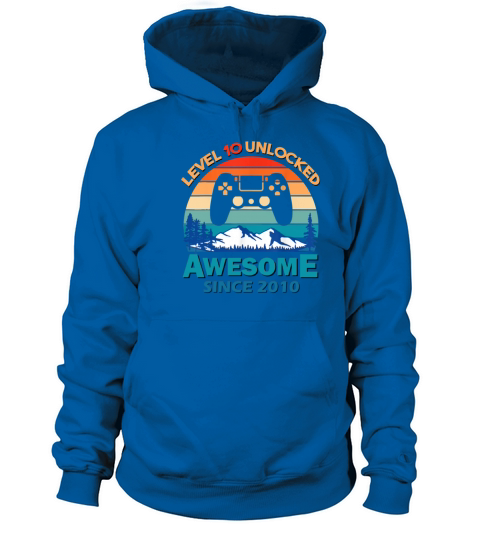 Birthday 10 Years Old Awesome Since 2010 T Shirt Men's Hoodie
