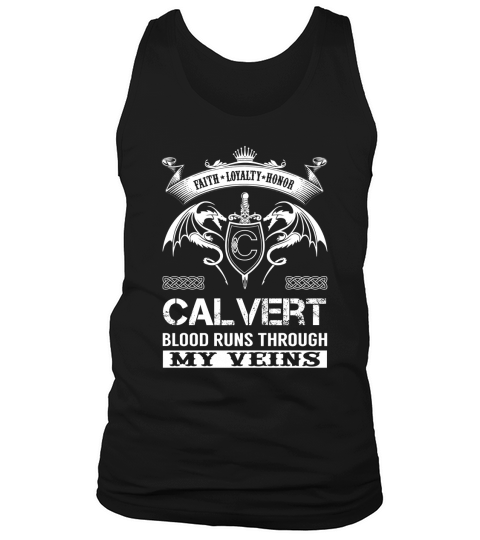 CALVERT Last Name, Surname Tshirt Tank Top Unisex