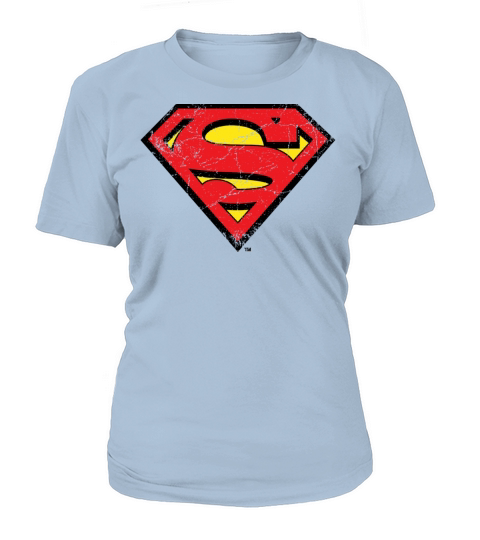 Justice League Superman Logo Vintage Women's T-Shirt