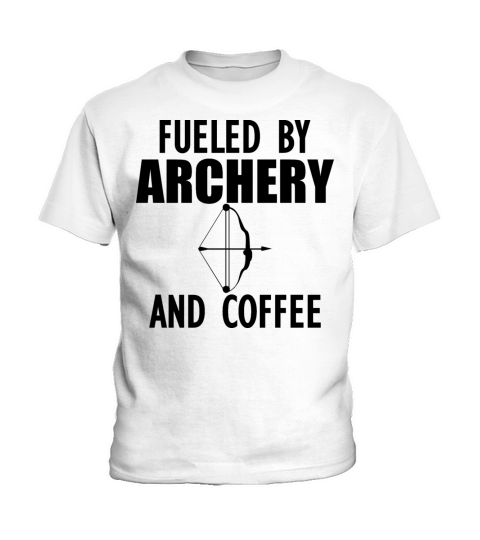 Archer - Fueled by archery and coffee b Kids T-Shirt