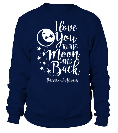 i love you to the moon and back Women's Sweatshirt