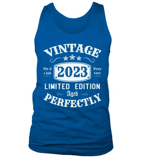 Vintage 2023 Limited Edition Aged Perfectly Tank Top Unisex