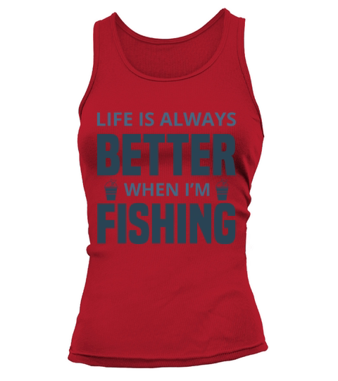 Funny design for fishermen and anglers Women's Tank Top