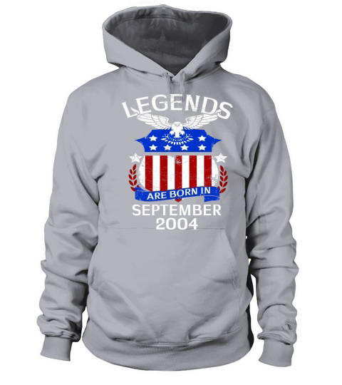 Legends Are Born In september 2004 Women's Hoodie
