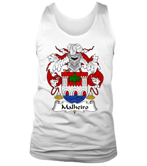 Malheiro Family Crest Portuguese Family Crests Tank Top Unisex