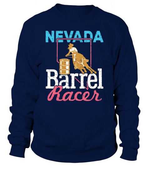 Nevada Barrel Racer Racing Cowgirl Western Women's Sweatshirt
