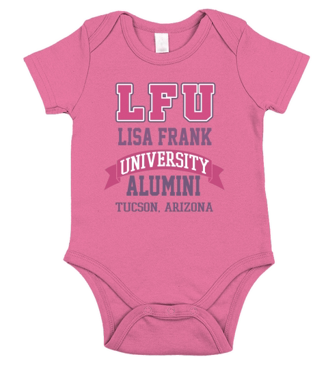 lisa frank university Short Sleeve Baby One-Piece
