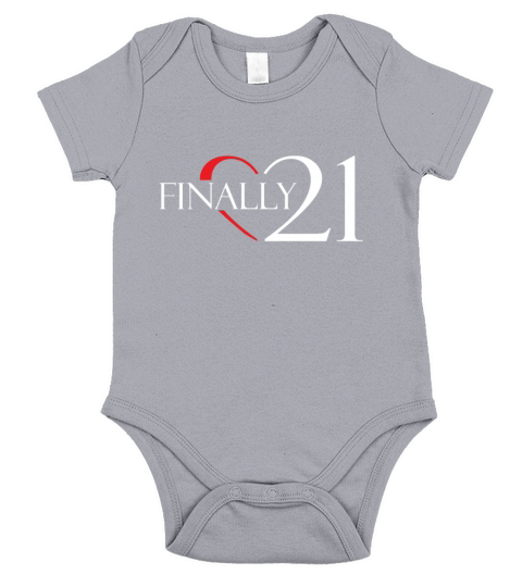 21st Birthday Short Sleeve Baby One-Piece