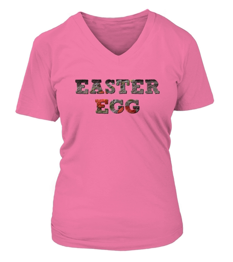 Easter Egg V-neck T-Shirt Woman