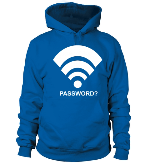 Wifi Wlan Password Wireless Passwort Symbol Funny Women's Hoodie