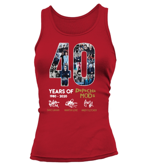 40 Years Of Depeche Mode 1980 2020 Tank top Woman