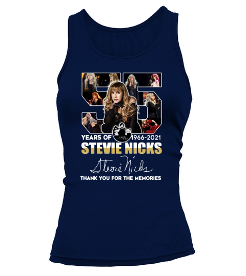 55 years of 1966 2021 Stevie Nicks signature thank you for the memories Tank top Woman