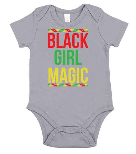 Black Girl Magic African Short Sleeve Baby One-Piece