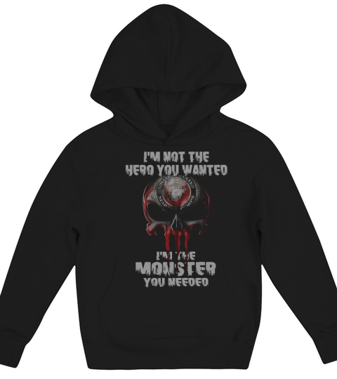 Im Not The Hero You Wanted Kids Hoodie