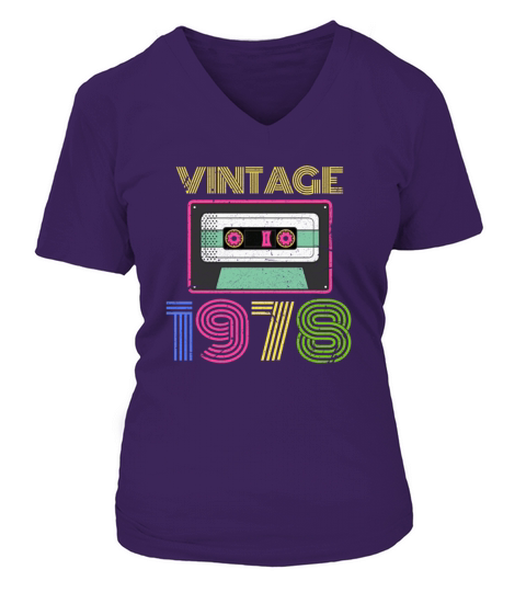 Vintage 1978 Women's V-Neck T-shirt